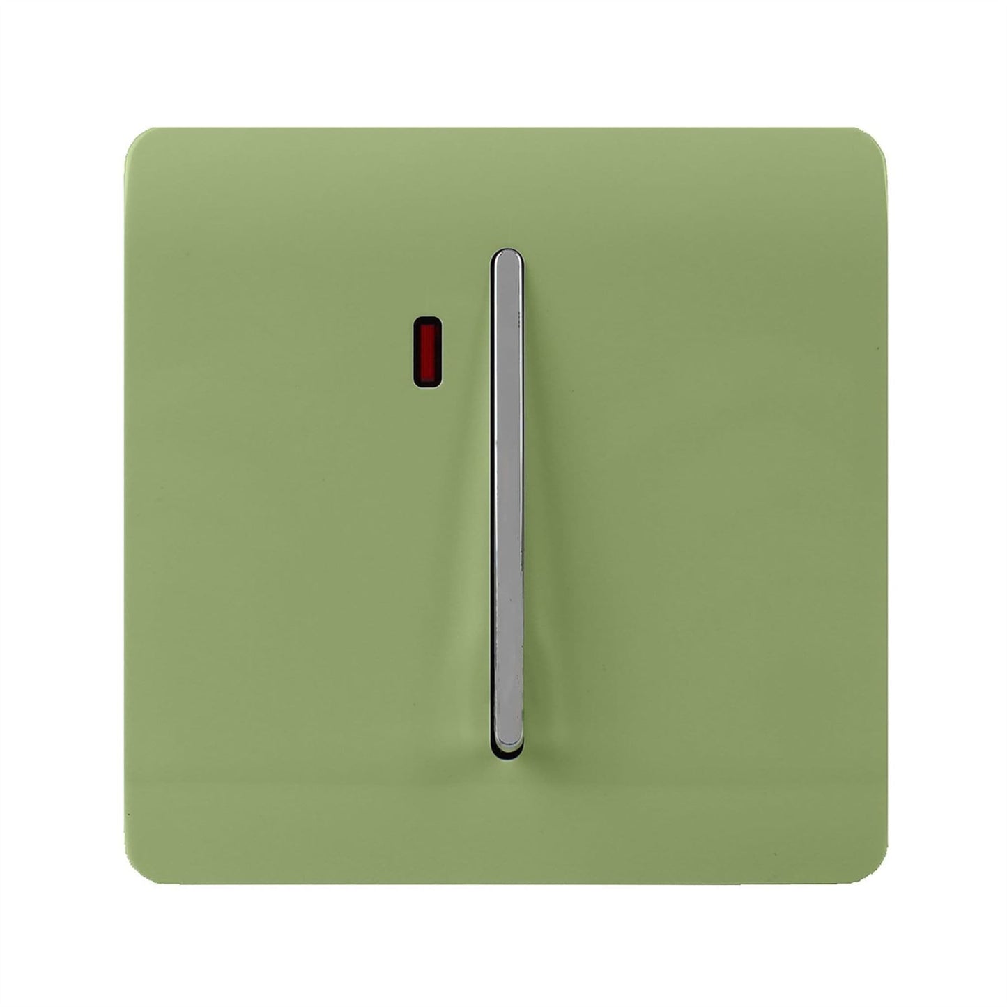 Trendi Switch 1 Gang 45 Amp Cooker Switch with Neonin Moss Green