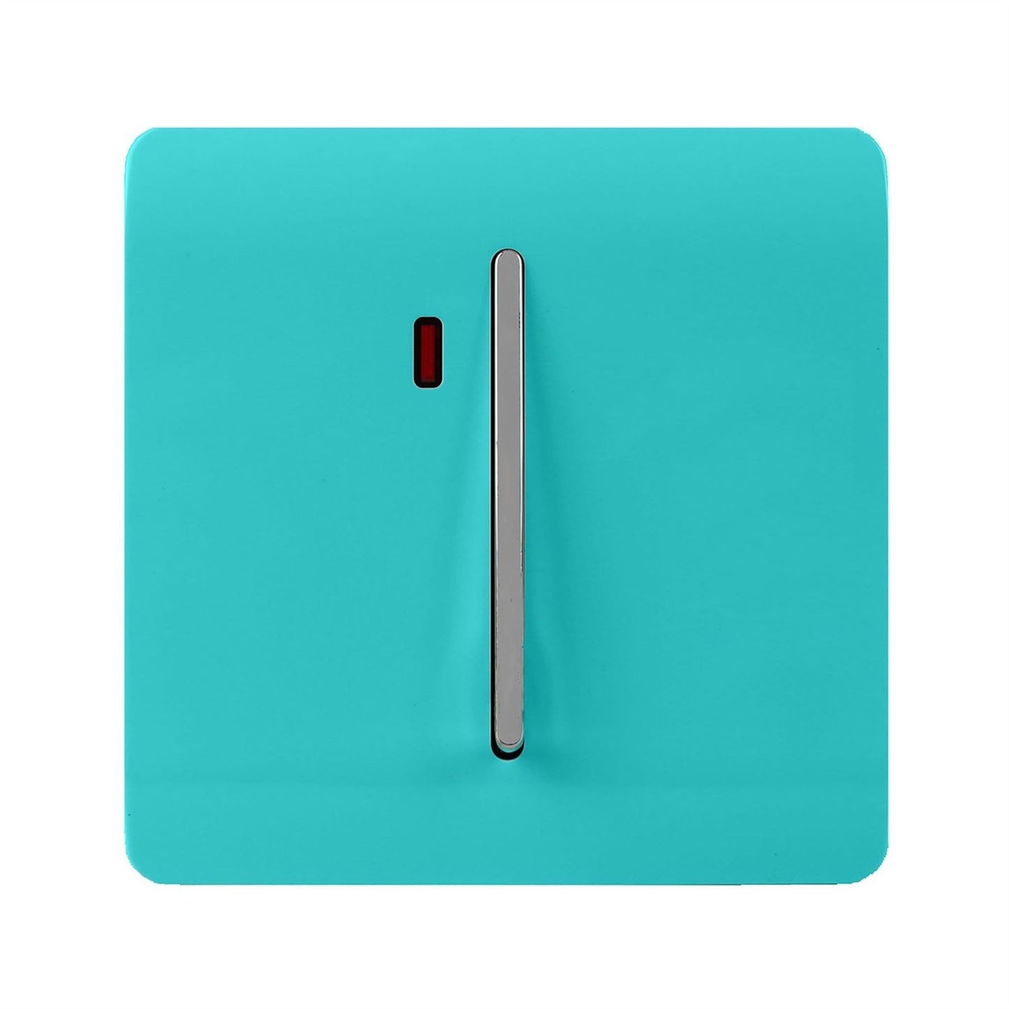 Trendi Switch 1 Gang 45 Amp Cooker Switch with Neonin Bright Teal