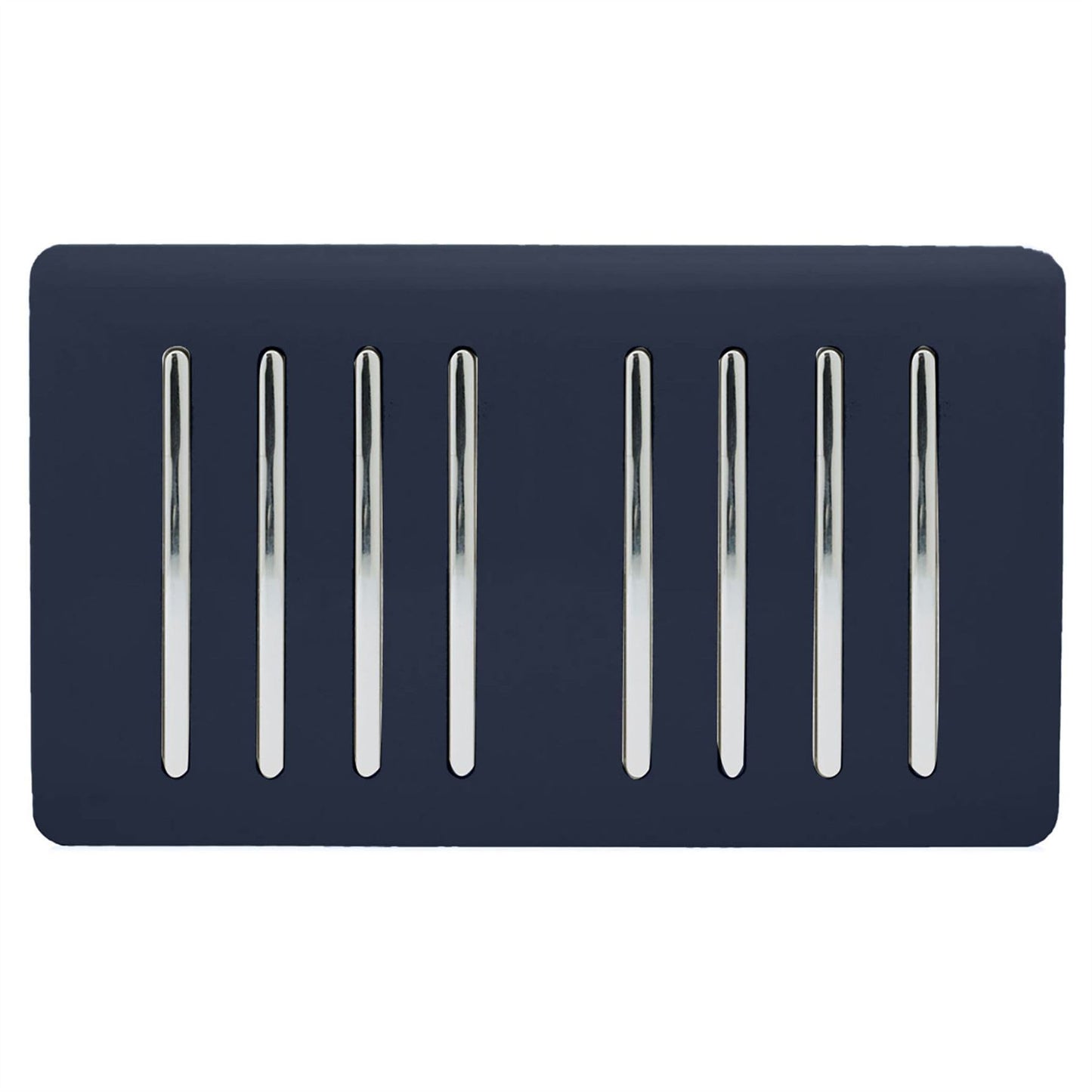 Trendi Switch 8 Gang 1 or 2 Way Light Switchin Navy Blue