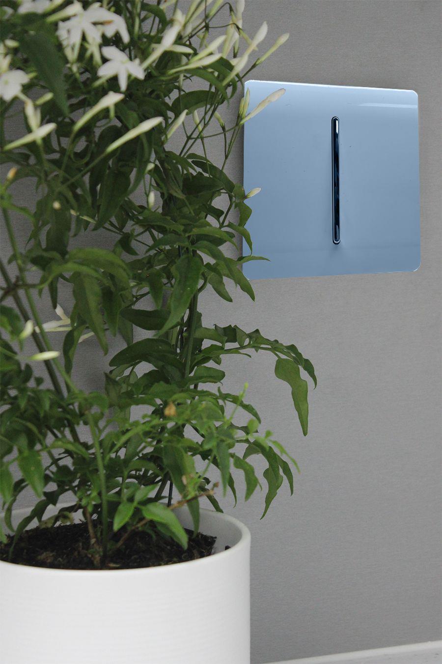Trendi Switch 1 Gang 1 or 2 way Rocker Light Switchin Sky Blue