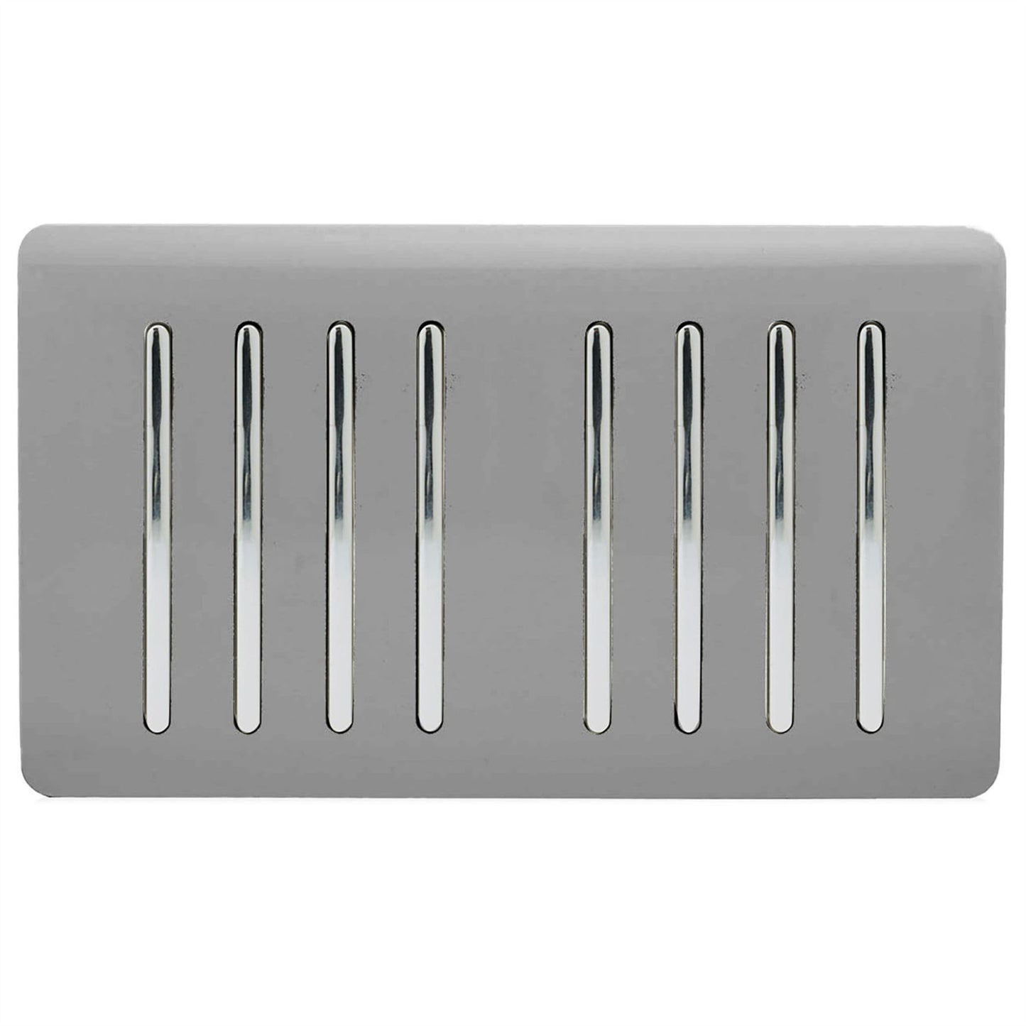 Trendi Switch 8 Gang 1 or 2 Way Light Switchin Light Grey