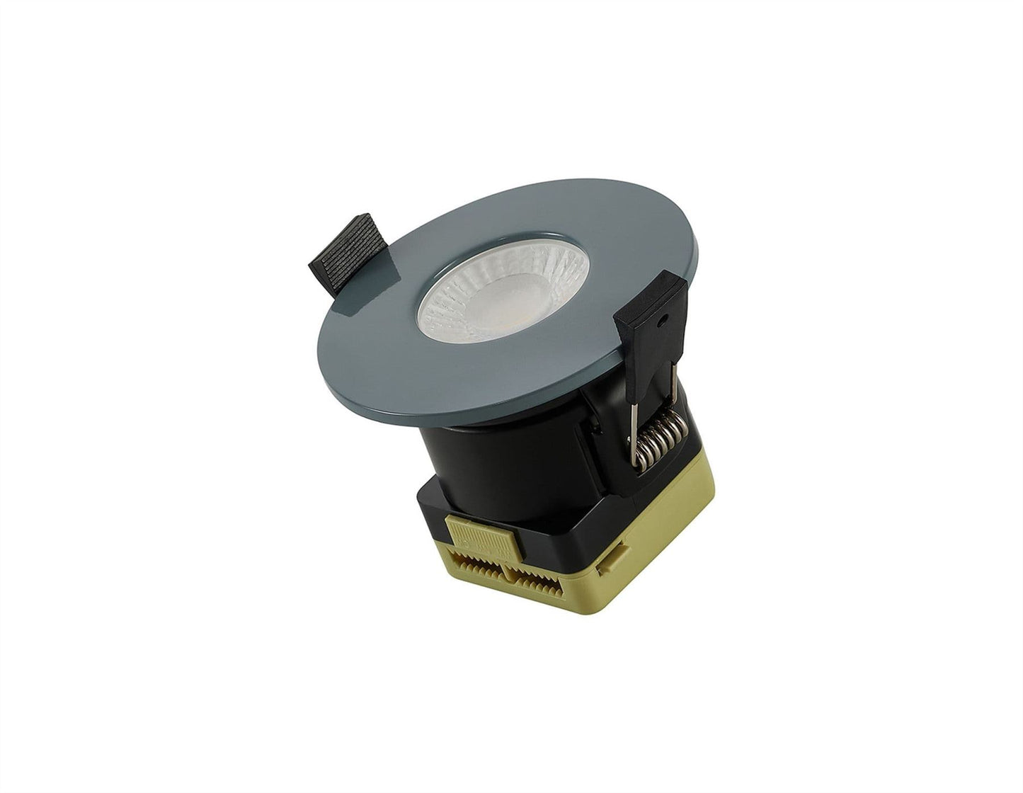 Trendi Switch Dimmable IP65 CCT LED Fire Rated Downlight in Cool Grey