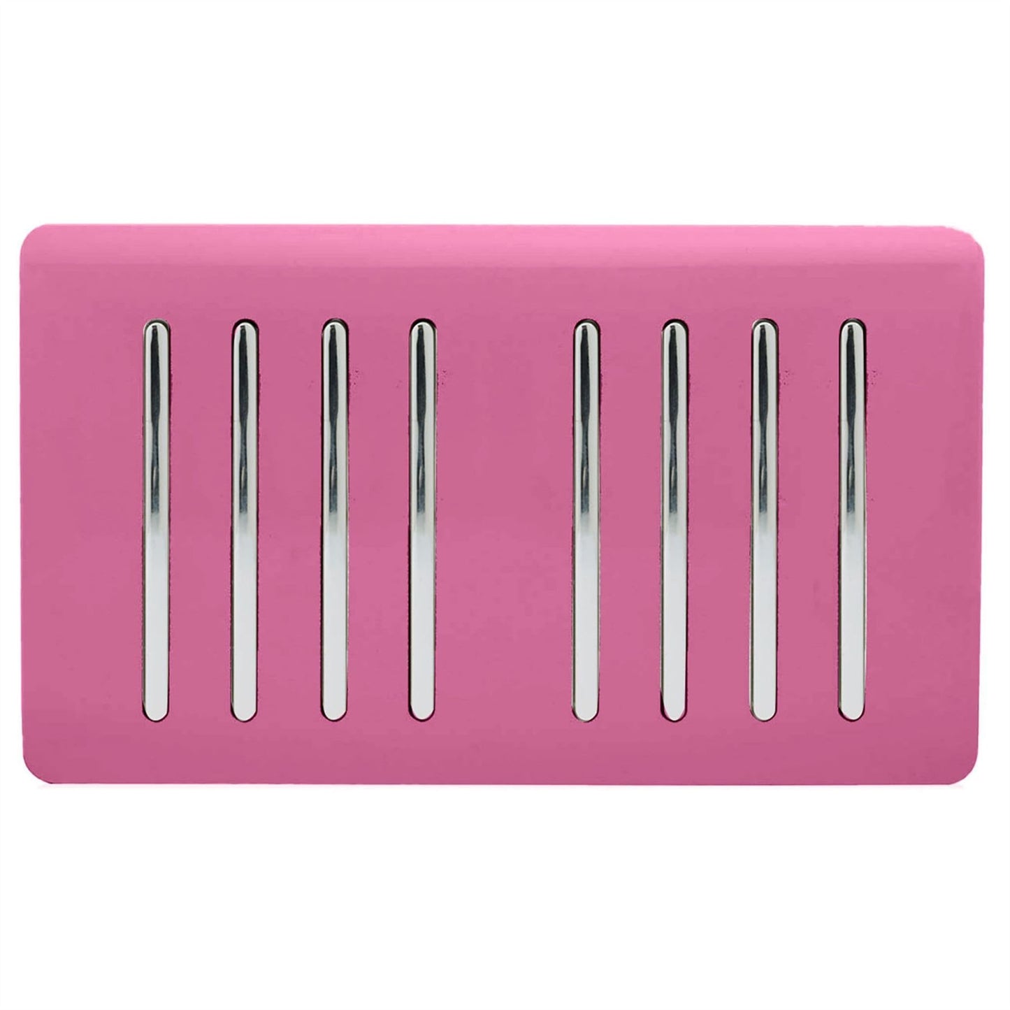 Trendi Switch 8 Gang 1 or 2 Way Light Switchin Candy Pink