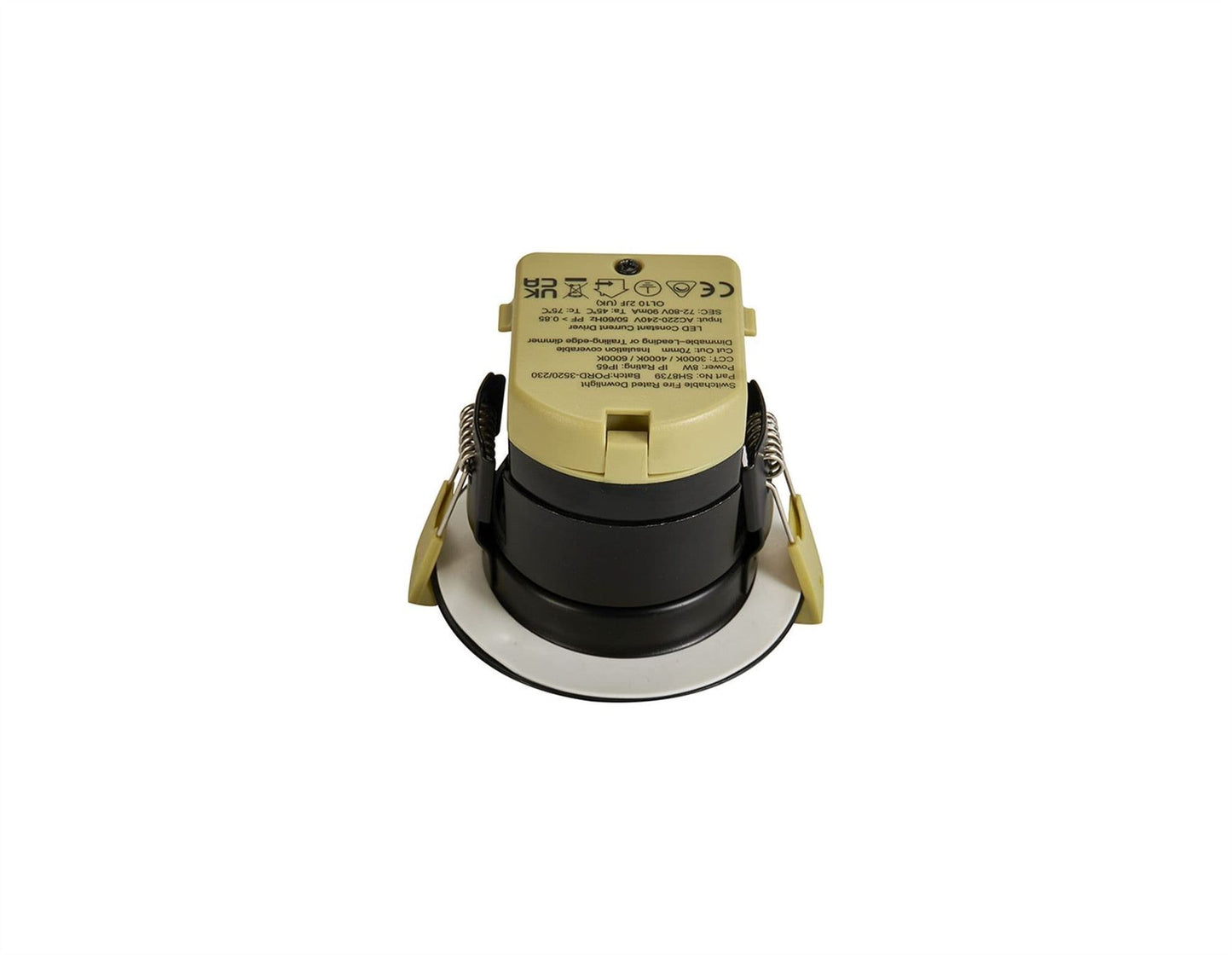 Trendi Switch Dimmable IP65 CCT LED Fire Rated Downlight in Midnight Blue