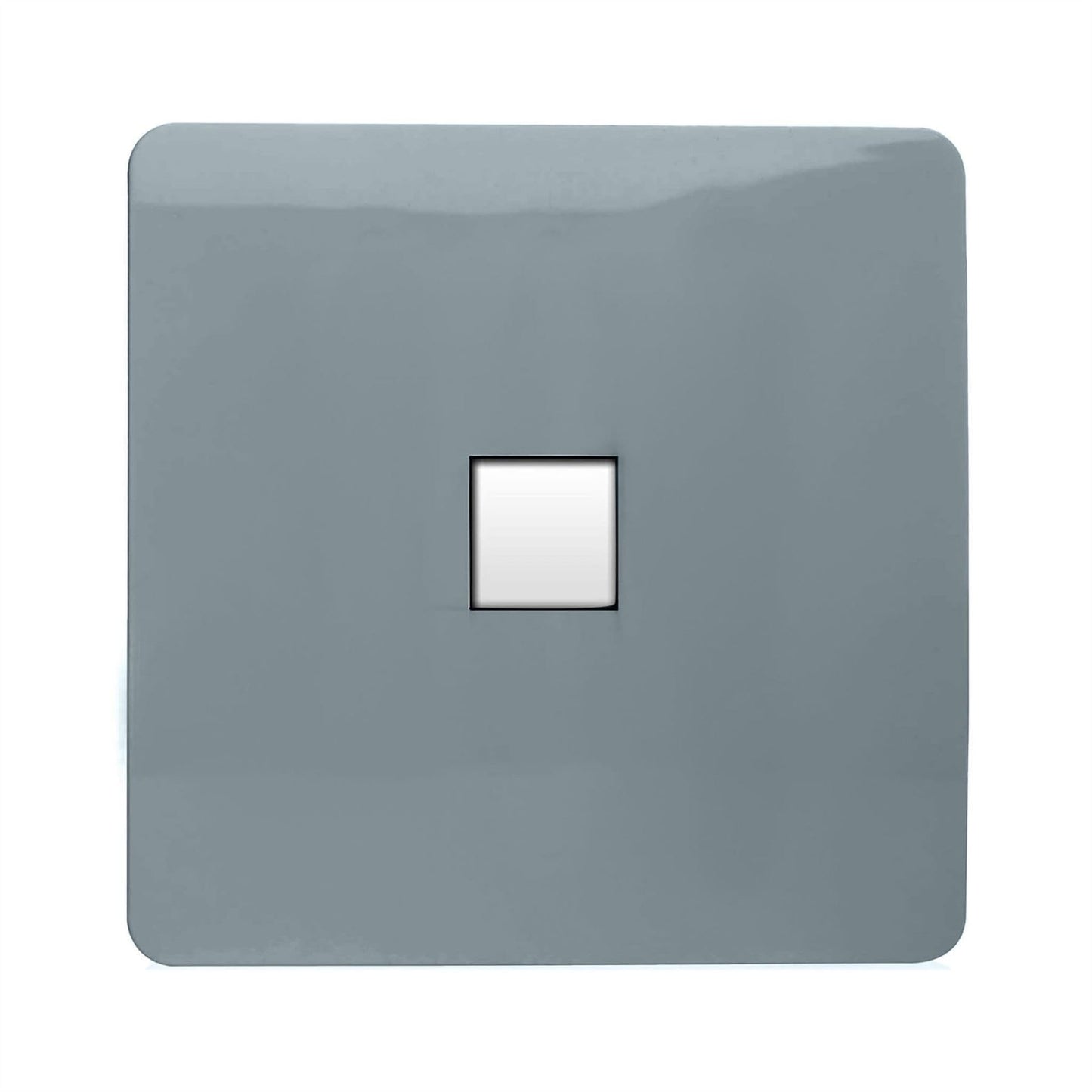 Trendi Switch 1 Gang RJ45 Cat 5e PC Ethernet Socketin Cool Grey