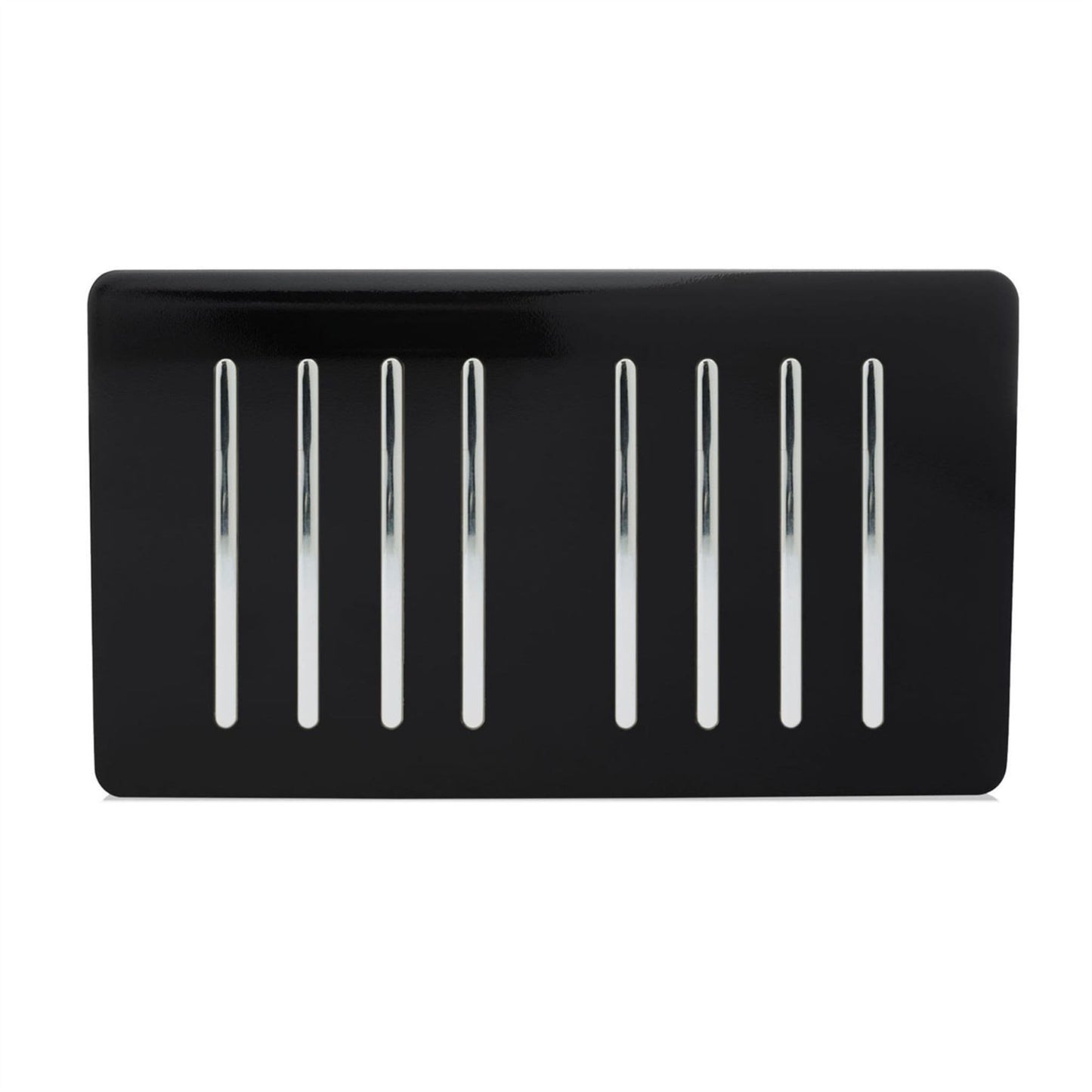 Trendi Switch 8 Gang 1 or 2 Way Light Switchin Piano Black