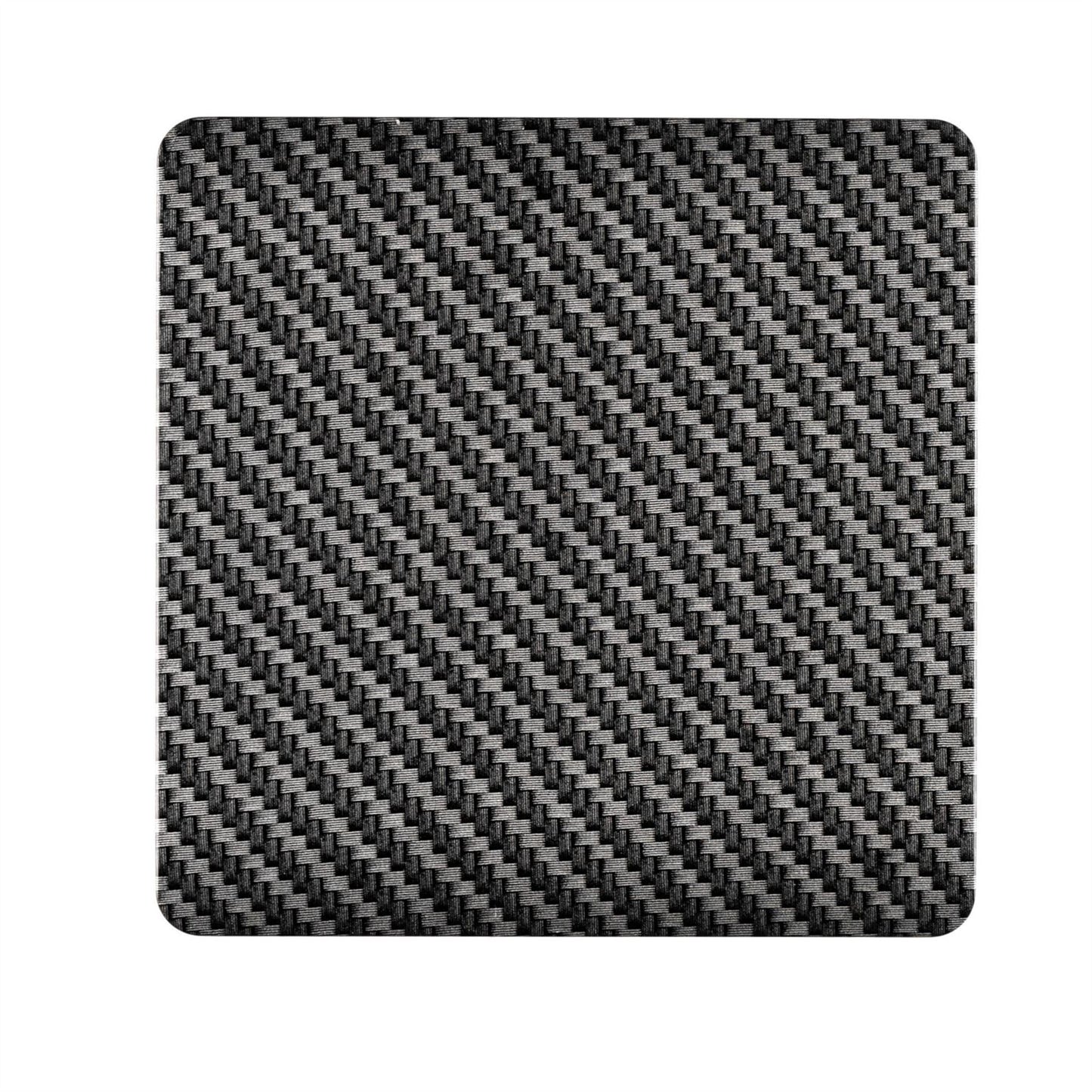 Trendi Switch Single Blanking Platein Carbon Fibre