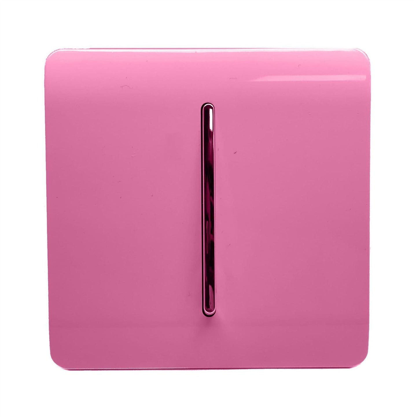 Trendi Switch 1 Gang 1 or 2 way Rocker Light Switchin Candy Pink