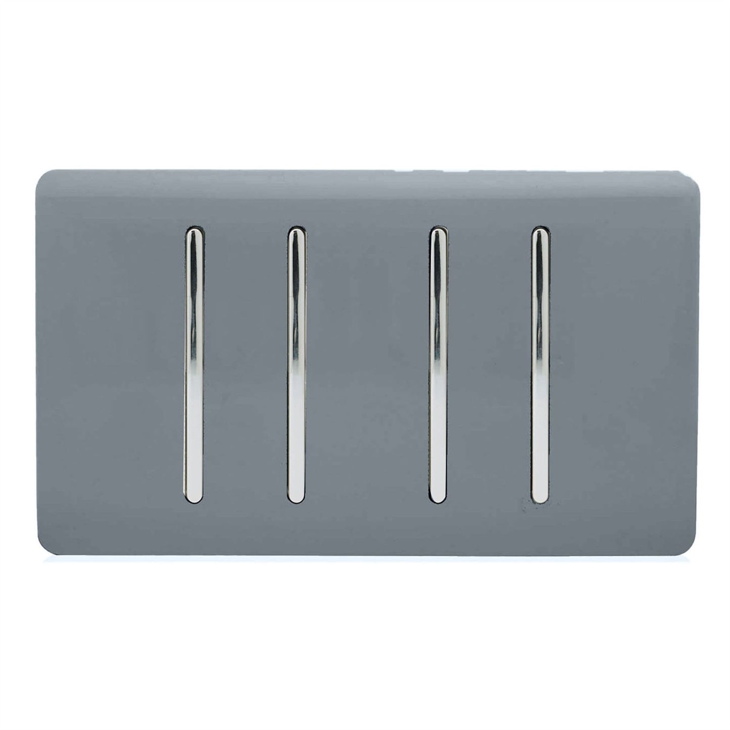 Trendi Switch 4 Gang 1 or 2 Way Light Switchin Warm Grey