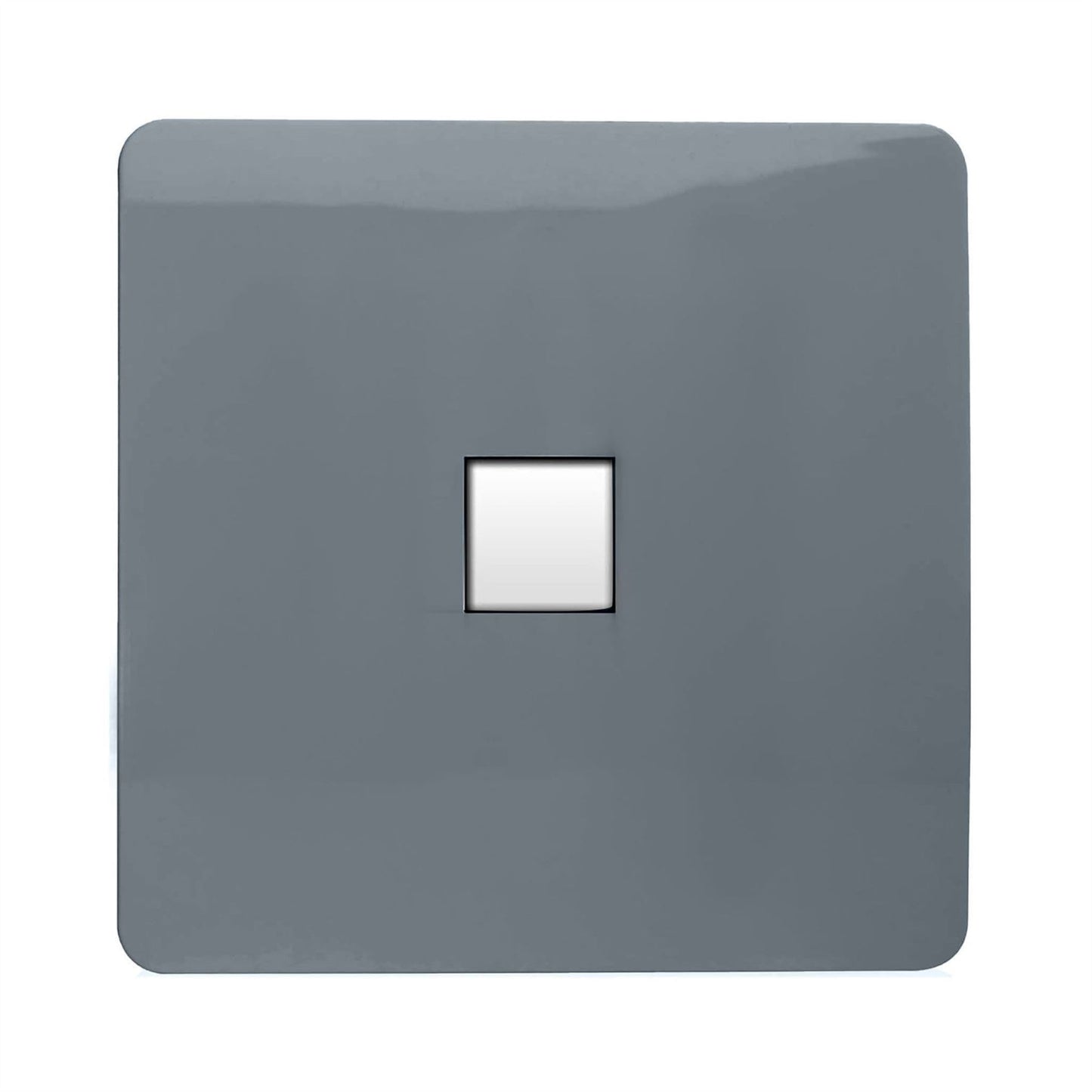 Trendi Switch 1 Gang RJ45 Cat 5e PC Ethernet Socketin Warm Grey