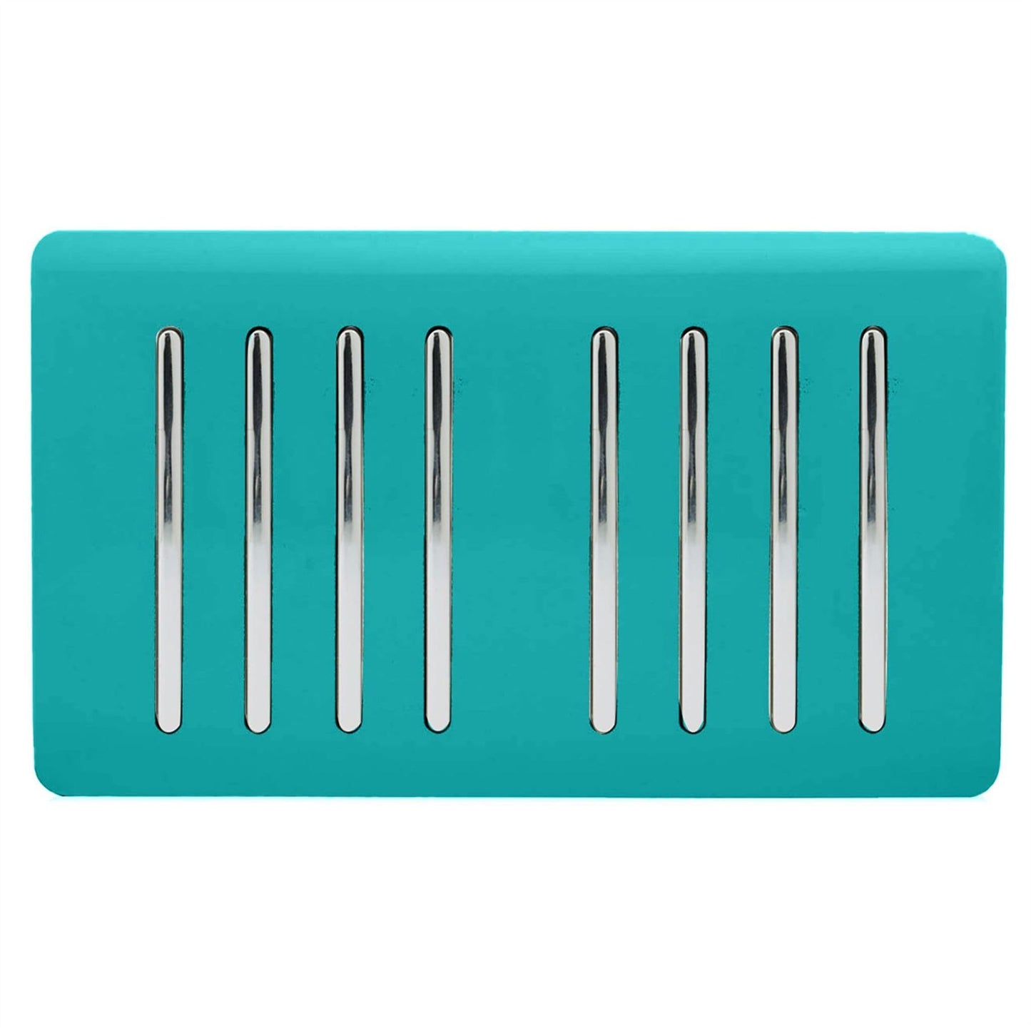 Trendi Switch 8 Gang 1 or 2 Way Light Switchin Bright Teal