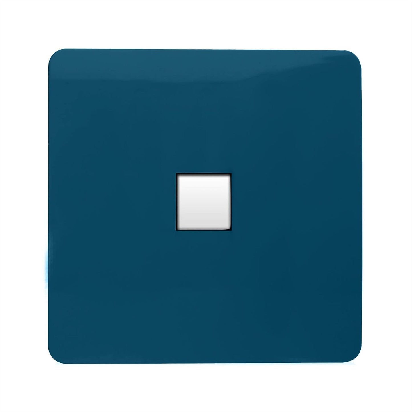 Trendi Switch 1 Gang Cat 3 Telephone Slave Socketin Midnight Blue
