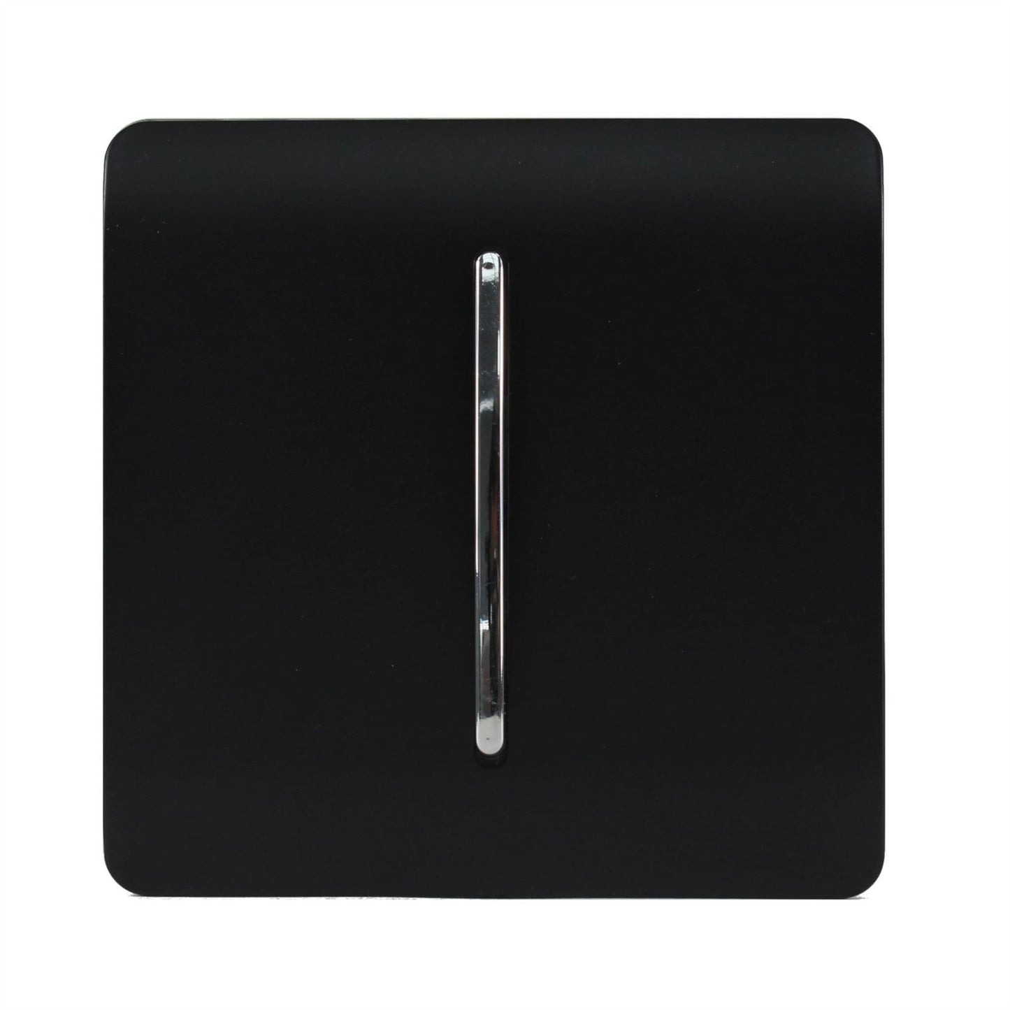 Trendi Switch 1 Gang 1 or 2 way Rocker Light Switchin Matt Black