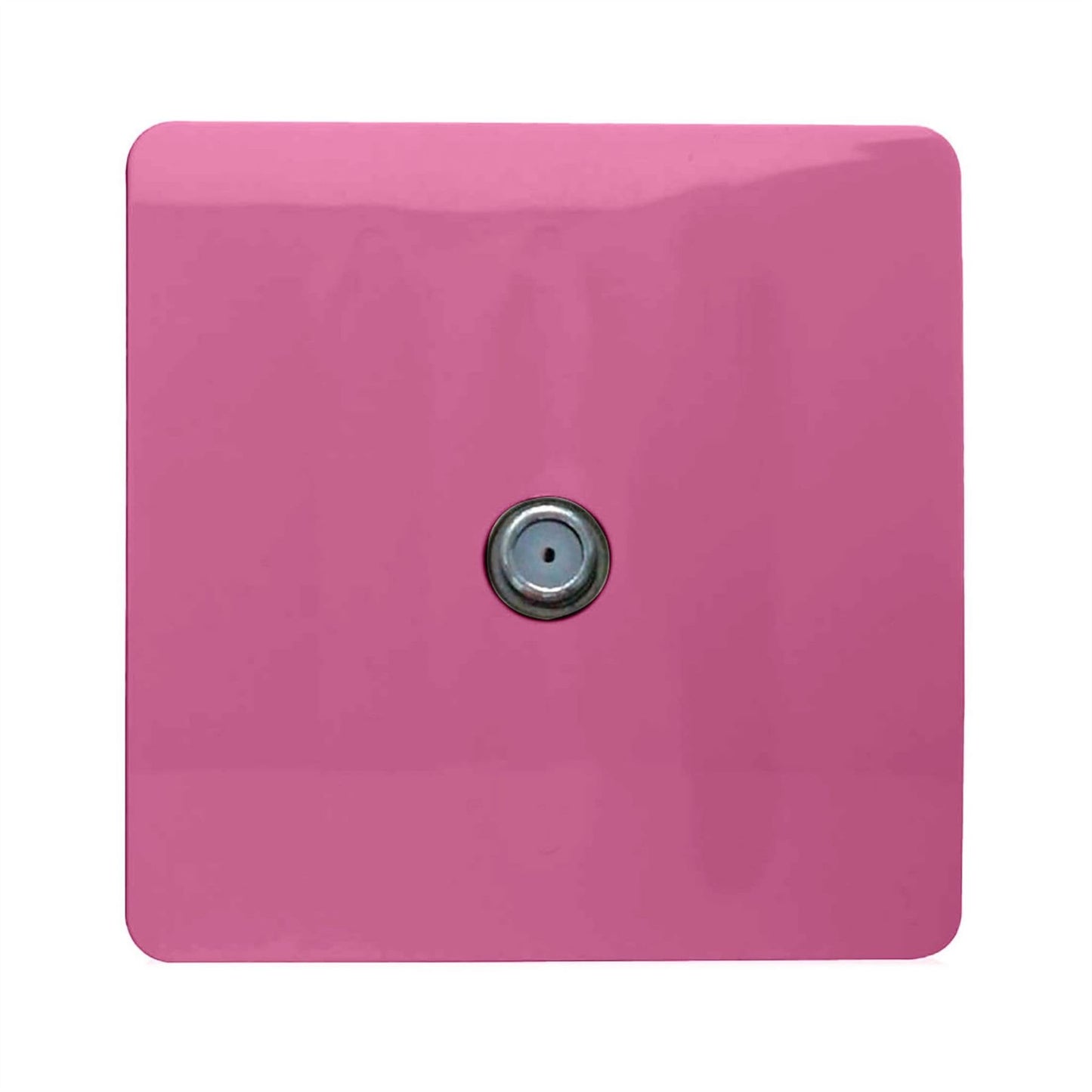 Trendi Switch 1 Gang Male F-Type Satellite Television Socketin Candy Pink