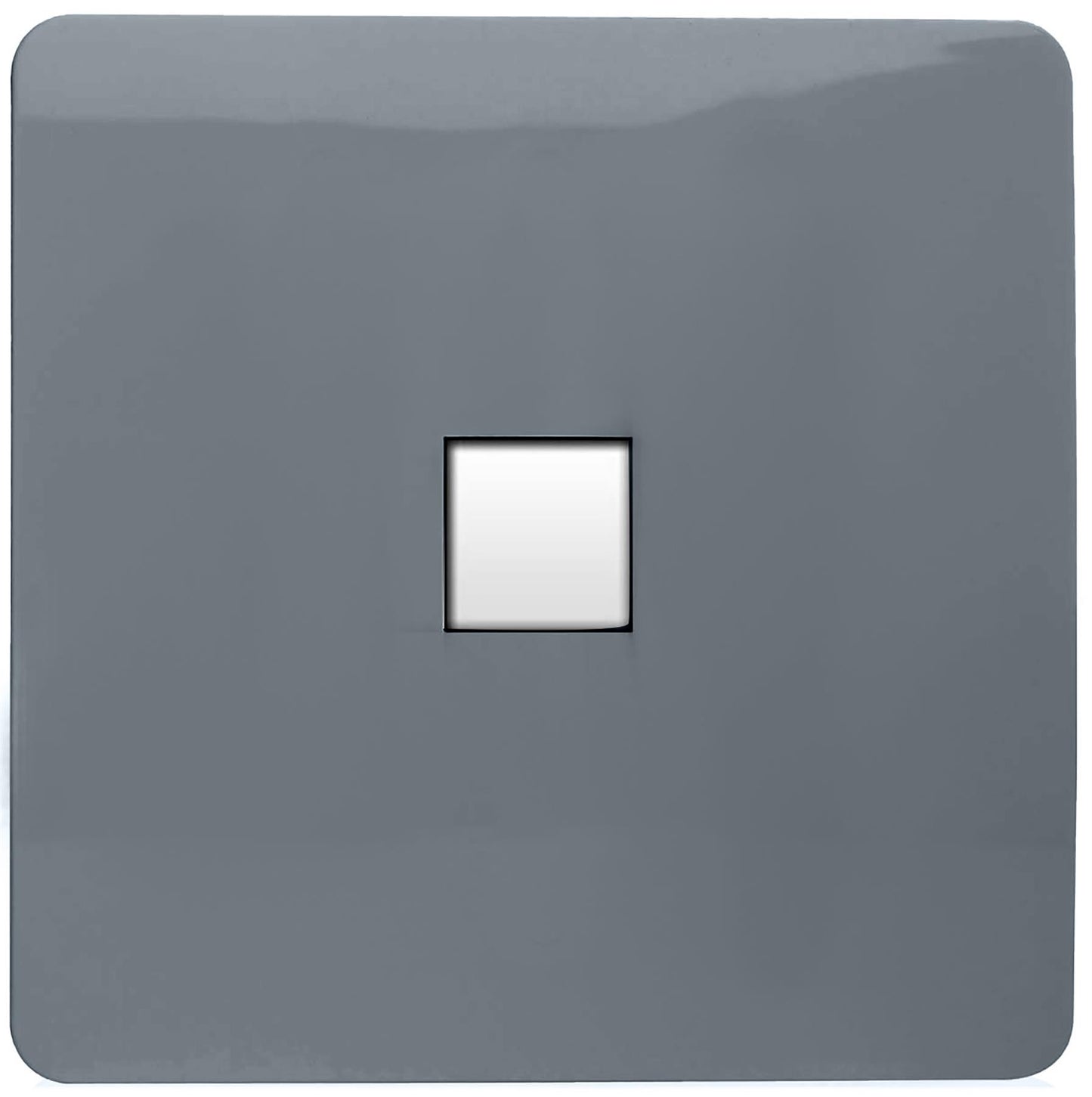 Trendi Switch 1 Gang RJ45 Cat 5e PC Ethernet Socketin Warm Grey