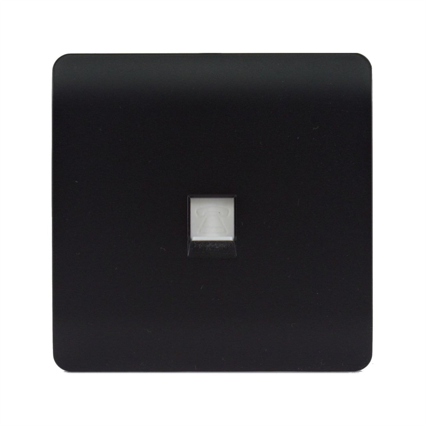 Trendi Switch 1 Gang RJ45 Cat 5e PC Ethernet Socketin Matt Black