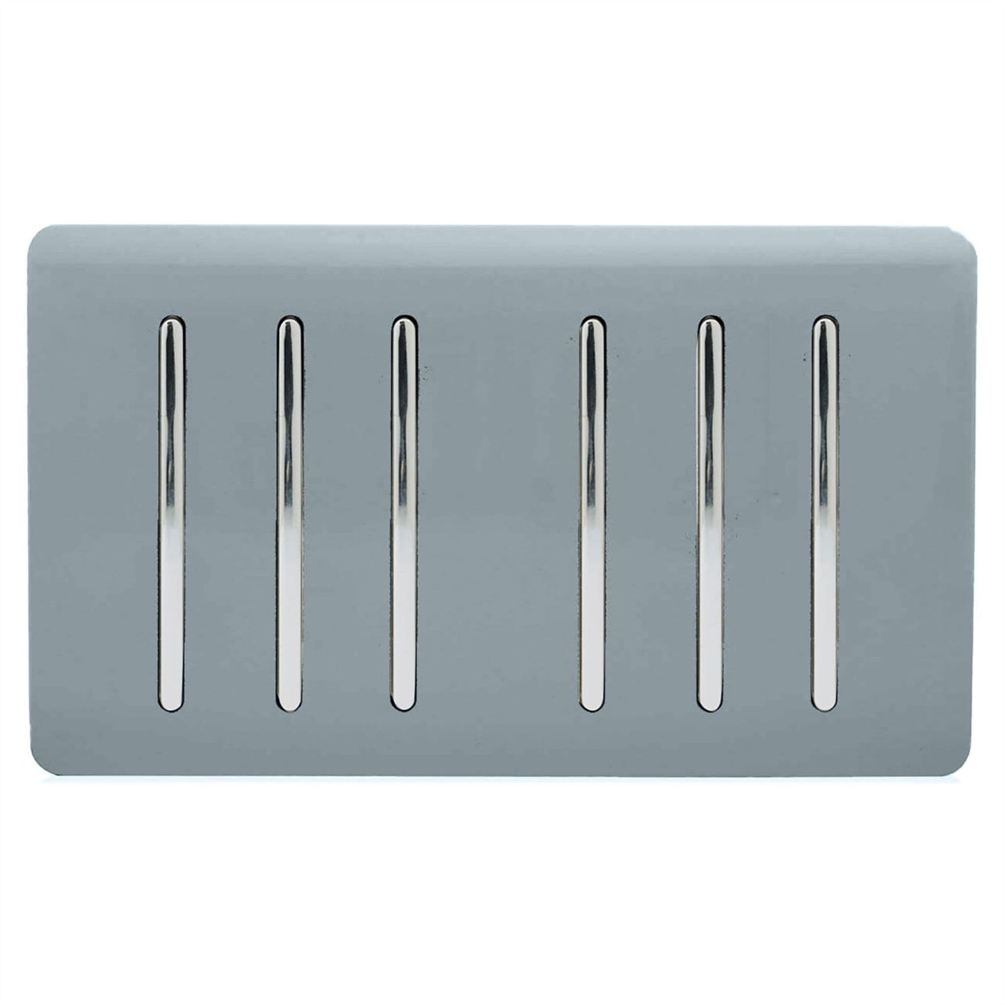 Trendi Switch 6 Gang 1 or 2 Way Light Switchin Cool Grey