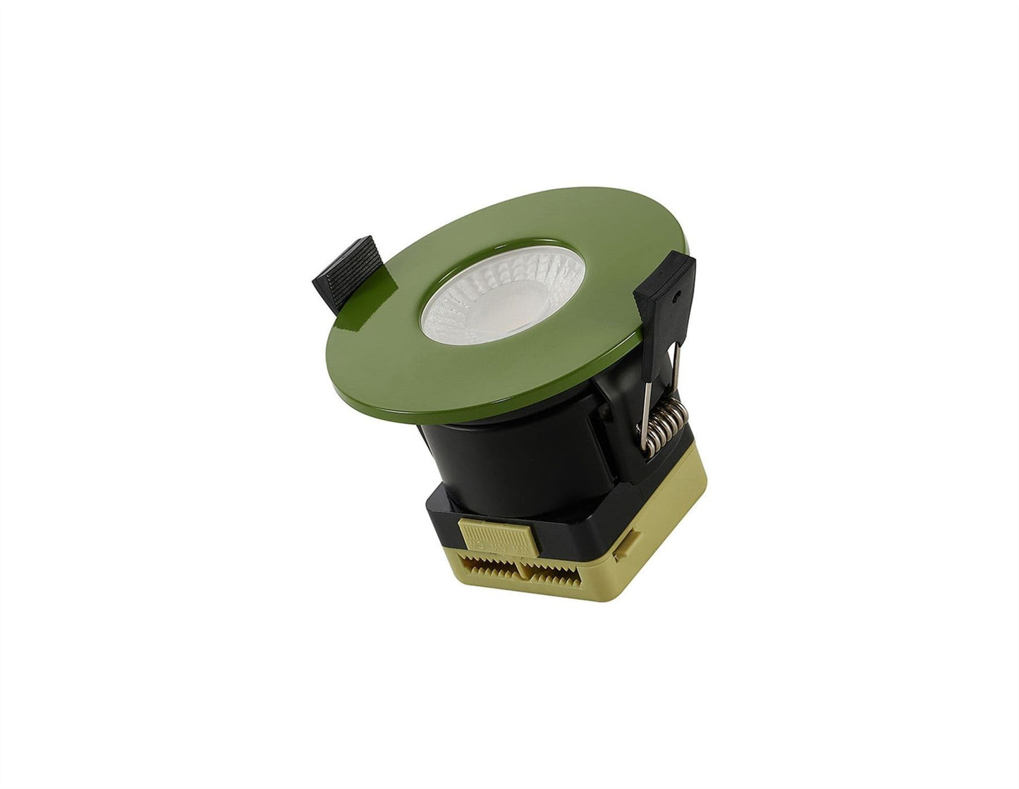 Trendi Switch Dimmable IP65 CCT LED Fire Rated Downlight in Moss Green