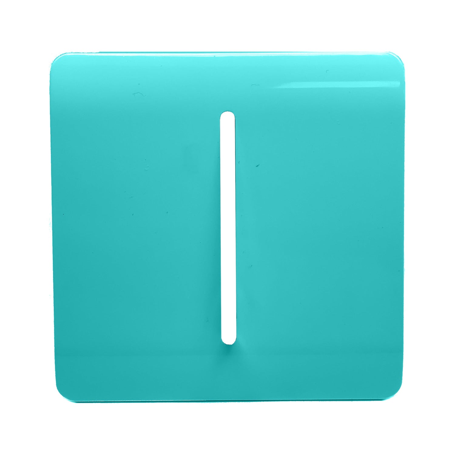Bright Teal Plates