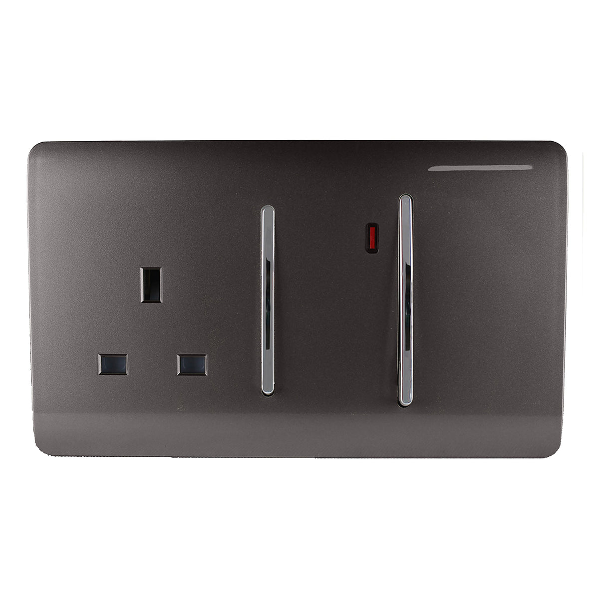 45 Amp Cooker Switch & 13 Amp Plug Socket with Neon