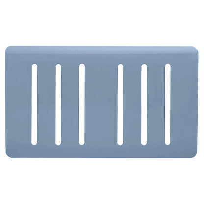 Trendi Switch 6 Gang Spare Faceplate for Modern Designer Light Switch in Sky Blue