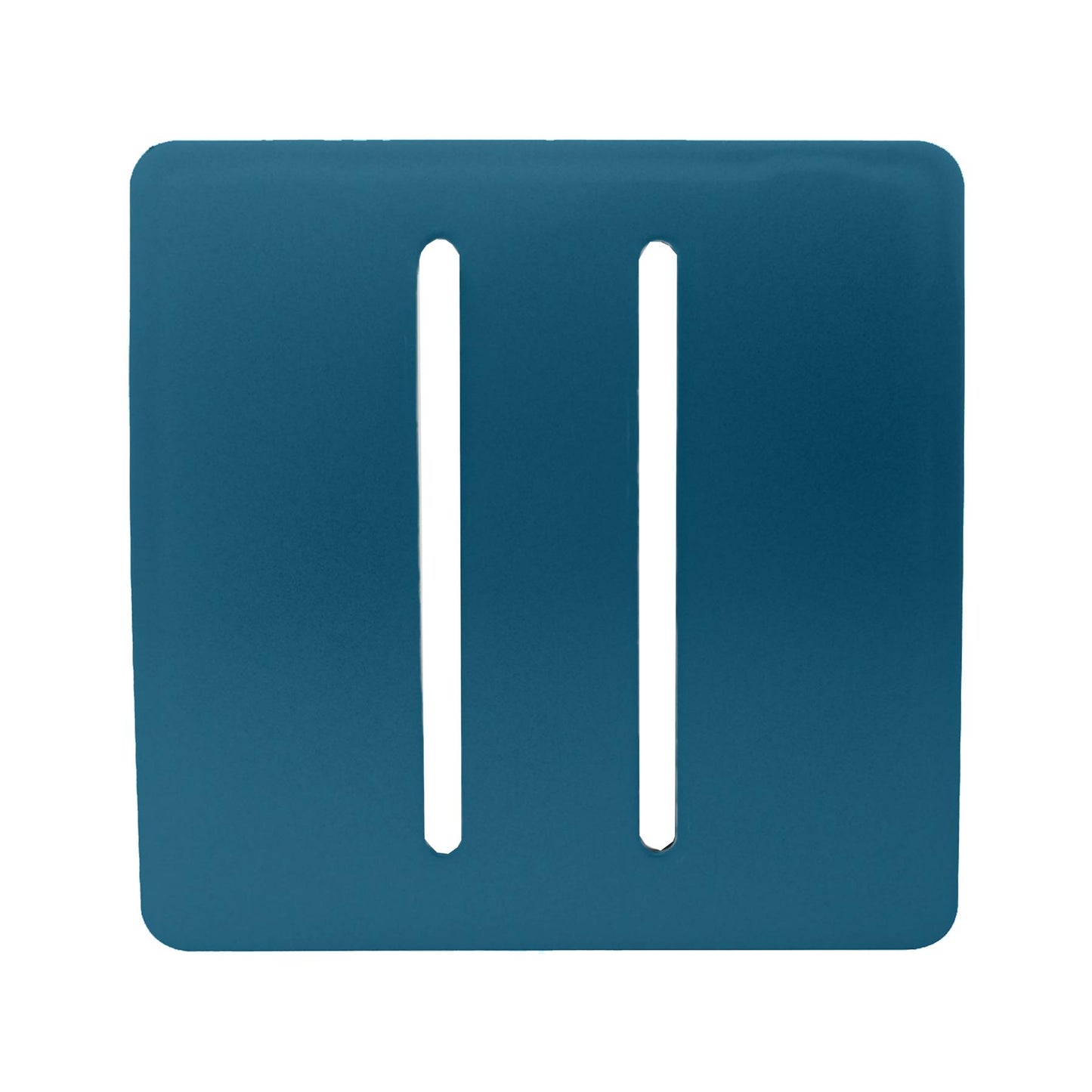 Trendi Switch 2 Gang Spare Faceplate for Modern Designer Light Switch in Midnight Blue