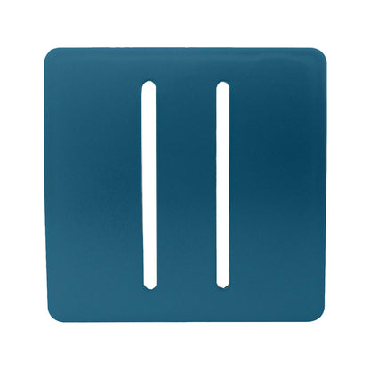 Trendi Switch 2 Gang Spare Faceplate for Modern Designer Light Switch in Midnight Blue