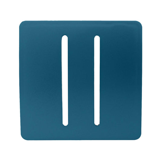 Trendi Switch 2 Gang Spare Faceplate for Modern Designer Light Switch in Midnight Blue