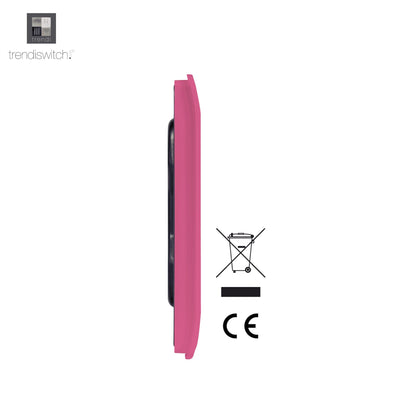 Trendi Switch Single Blanking Plate in Candy Pink