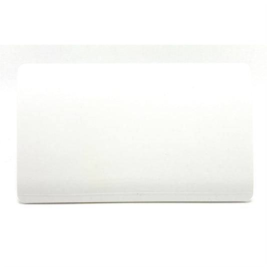 Trendi Switch Double Spare Faceplate For Modern Designer Blanking Plate in Ice White