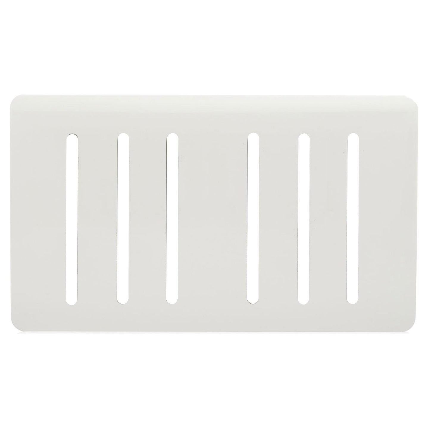 Trendi Switch 6 Gang Spare Faceplate for Modern Designer Light Switch in Ice White