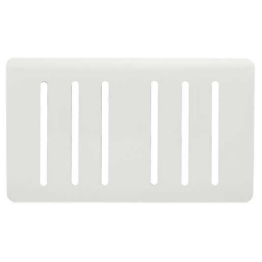 Trendi Switch 6 Gang Spare Faceplate for Modern Designer Light Switch in Ice White