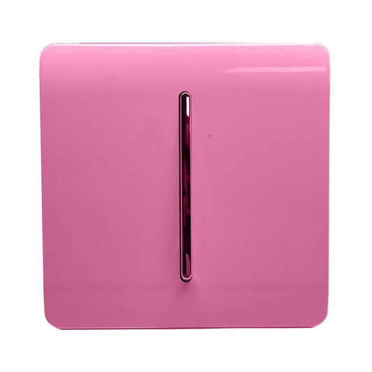 Trendi Switch 1 Gang Retractive Doorbell Switchin Candy Pink