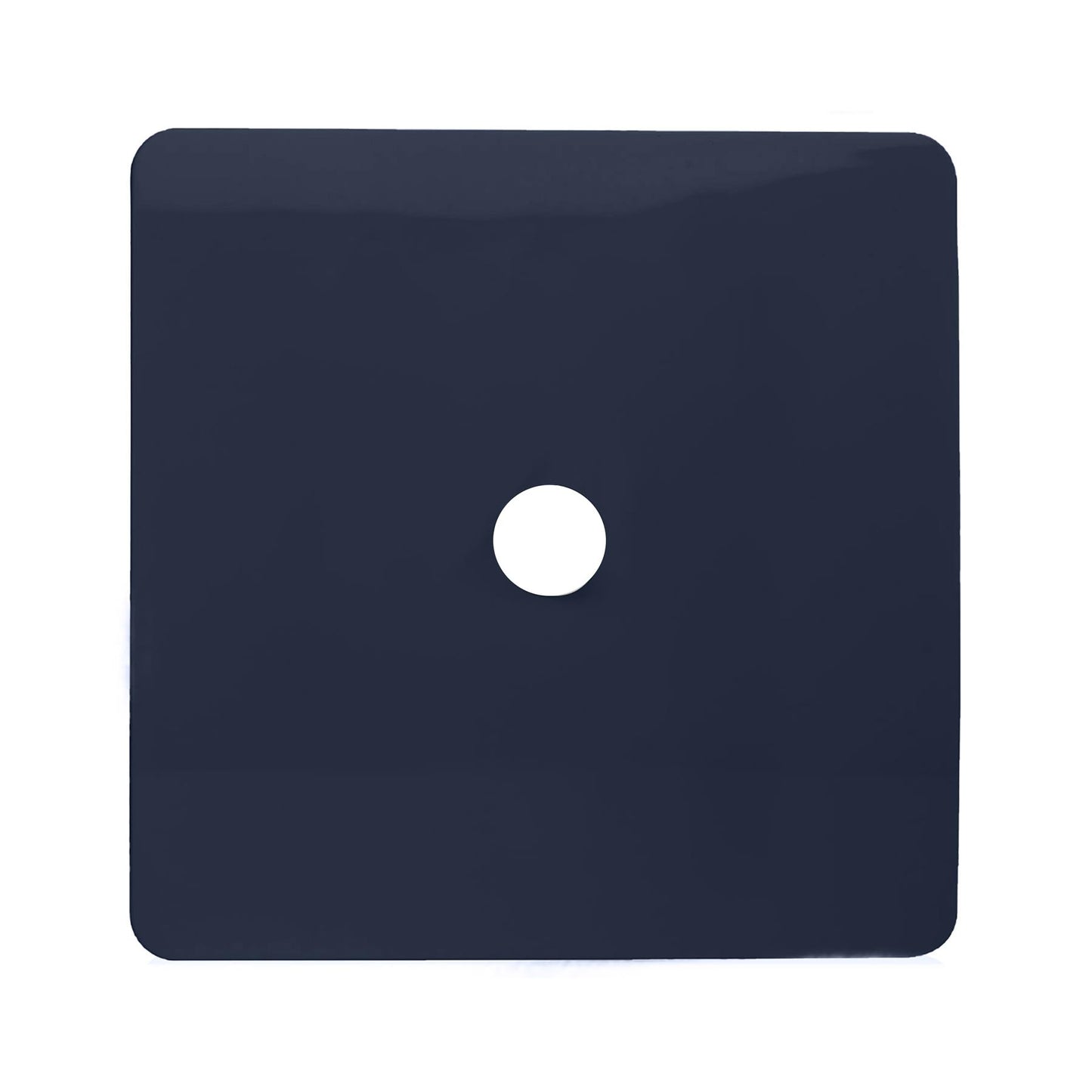 Trendi Switch 1 Gang Spare Faceplate For Co-Axial Modern Designer Television Socket in Navy Blue