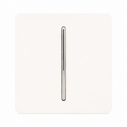 Trendi 1 Gang 3 Way Intermediate 10 Amp Rocker Light Switch Matt White - ART-SS9MWH