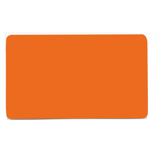 Trendi Switch Double Spare Faceplate For Modern Designer Blanking Plate in Sunset Orange