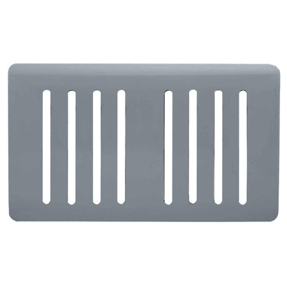 Trendi Switch 8 Gang Spare Faceplate for Modern Designer Light Switch in Warm Grey