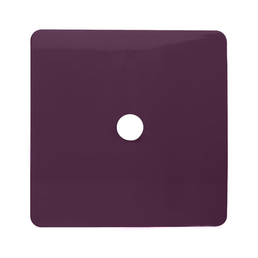 Trendi Switch 1 Gang Spare Faceplate For Co-Axial Modern Designer Television Socket in Plum Purple