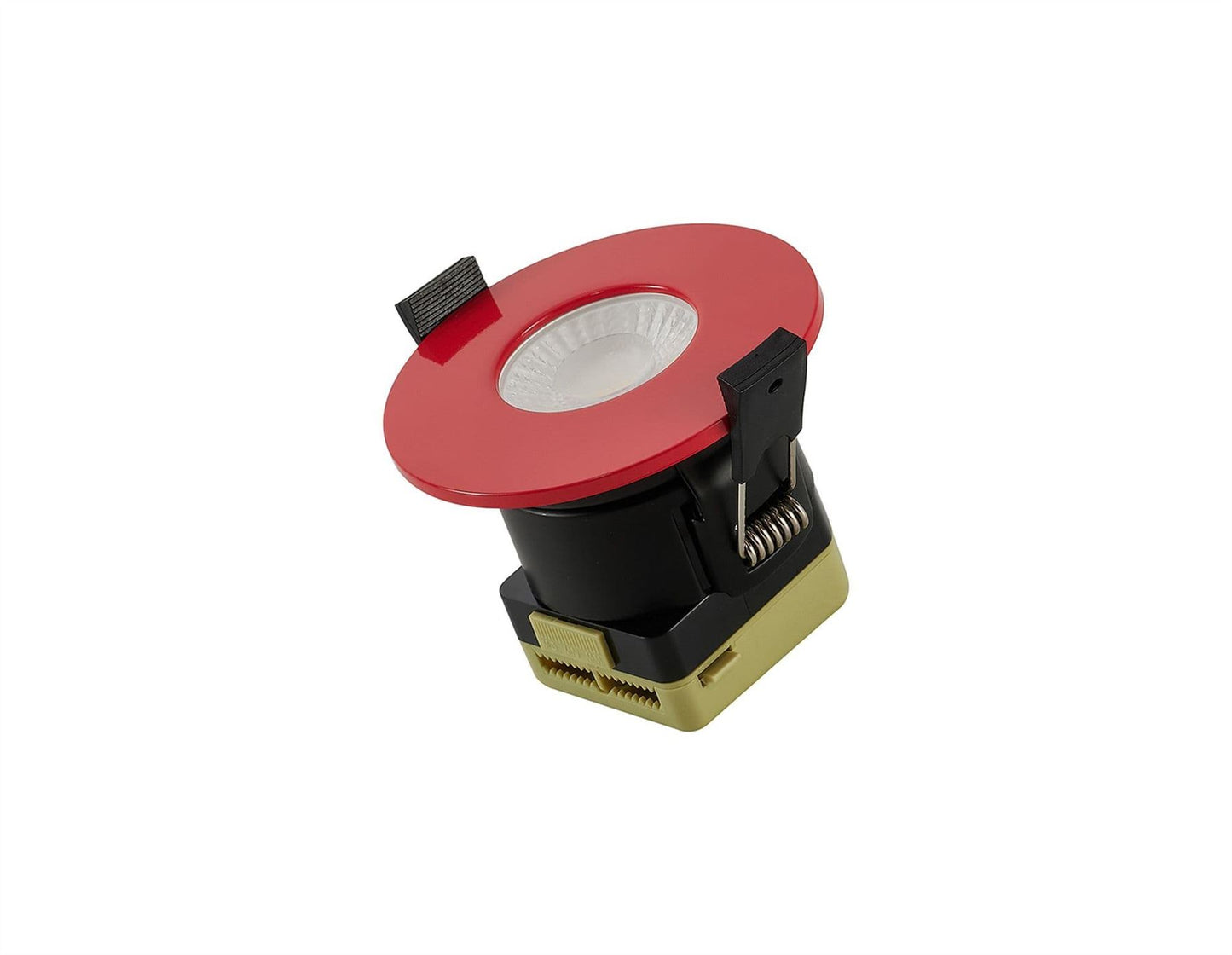 Trendi Switch Dimmable IP65 CCT LED Fire Rated Downlight in Strawberry Red