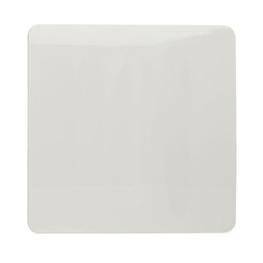 Trendi Switch Single Blanking Platein Ice White