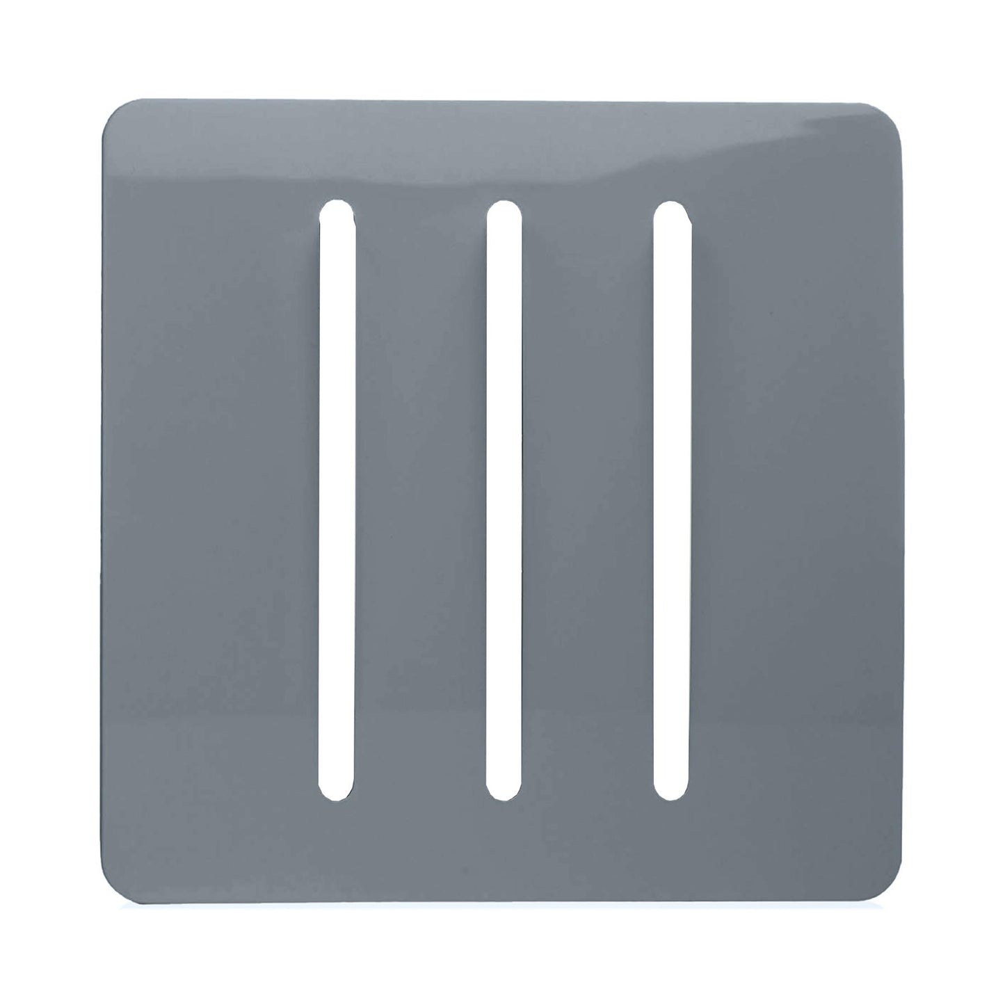 Trendi Switch 3 Gang Spare Faceplate for Modern Designer Light Switch in Warm Grey