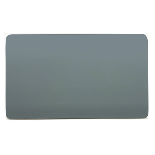 Trendi Switch Double Spare Faceplate For Modern Designer Blanking Plate in Cool Grey