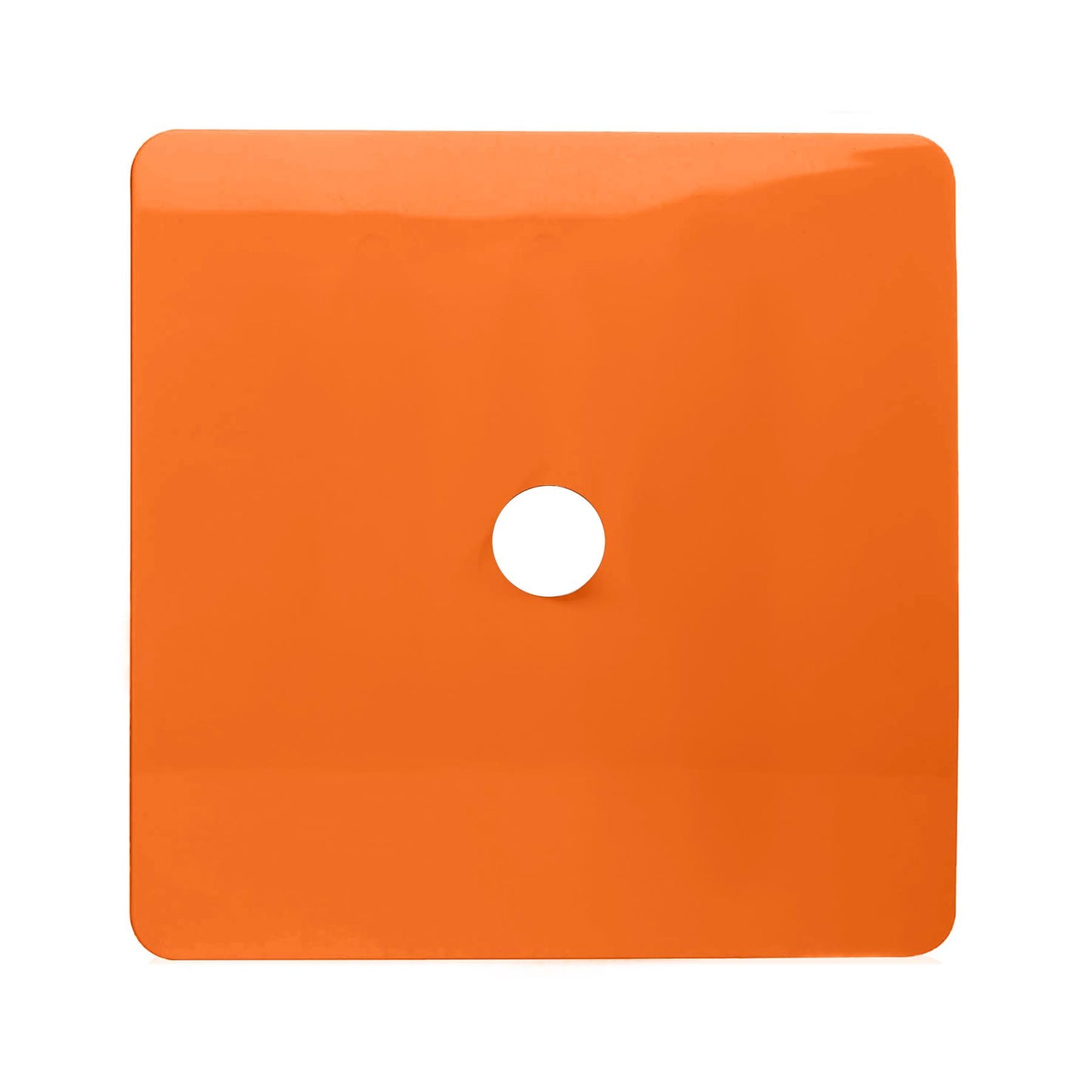 Trendi Switch 1 Gang Spare Faceplate For Co-Axial Modern Designer Television Socket Sunset Orange