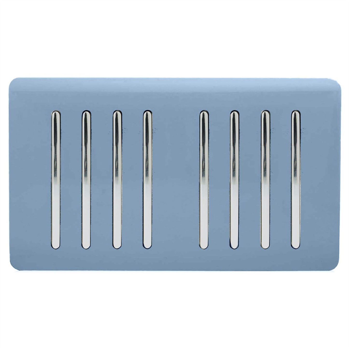 Trendi Switch 8 Gang 1 or 2 Way Light Switchin Sky Blue