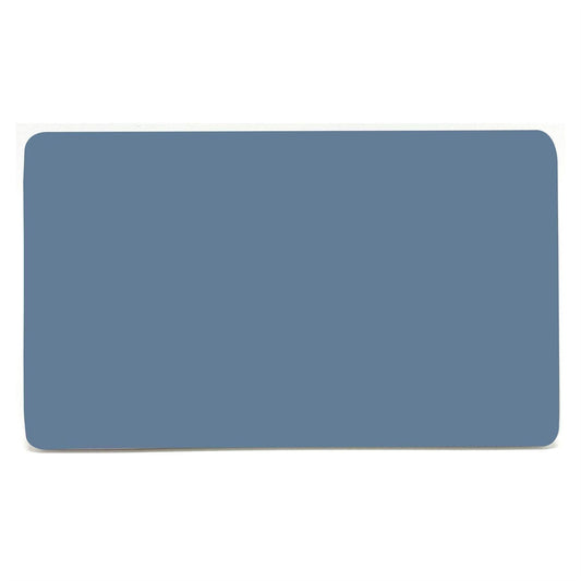 Trendi Switch Double Spare Faceplate For Modern Designer Blanking Plate in Sky Blue