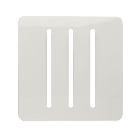 Trendi SPARE FACEPLATE For 3 Gang 2 Way  10 Amp Rocker Light Switch White