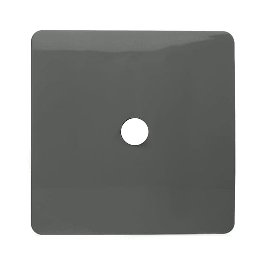Trendi Switch 1 Gang Spare Faceplate For Co-Axial Modern Designer Television Socket in Charcoal Grey