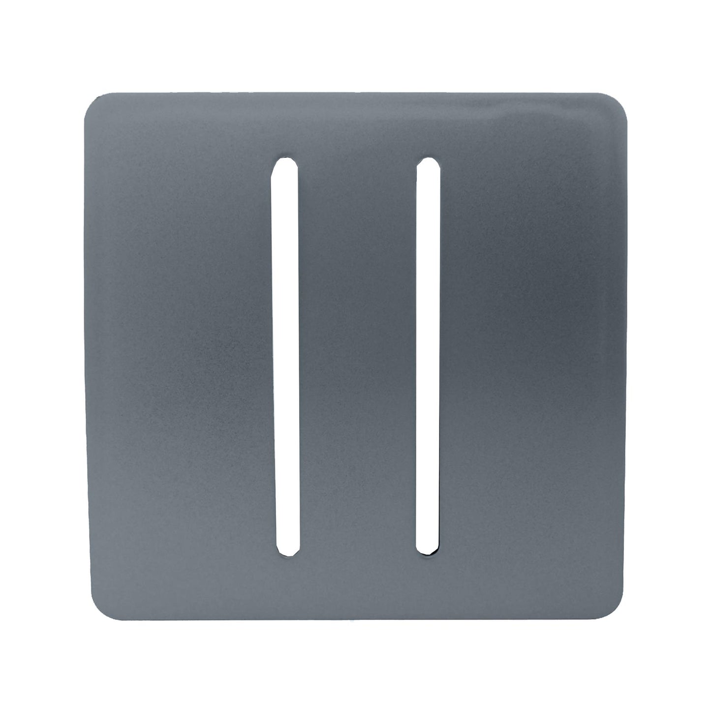 Trendi Switch 2 Gang Spare Faceplate for Modern Designer Light Switch in Warm Grey