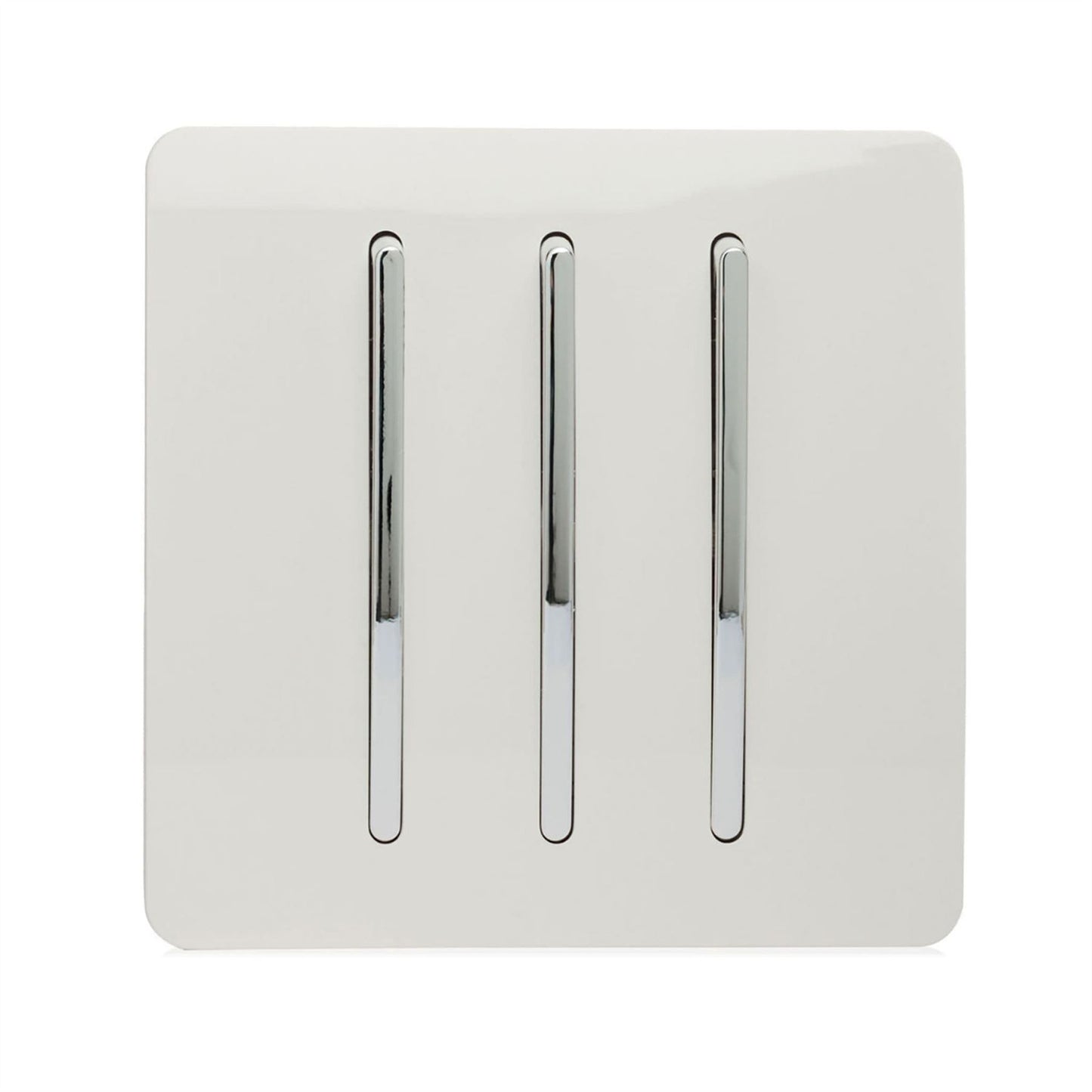 Trendi SPARE FACEPLATE For 3 Gang 2 Way  10 Amp Rocker Light Switch White