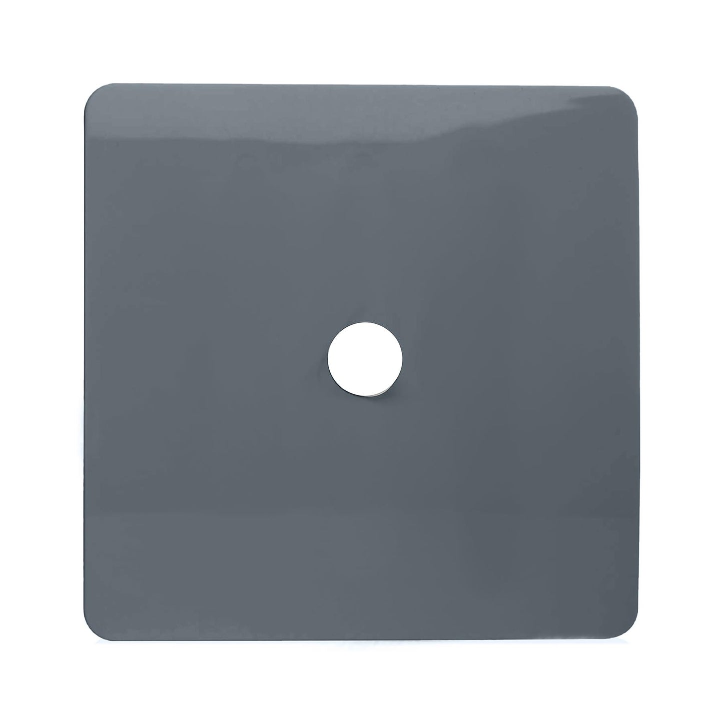 Trendi Switch 1 Gang Spare Faceplate For Co-Axial Modern Designer Television Socket in Warm Grey